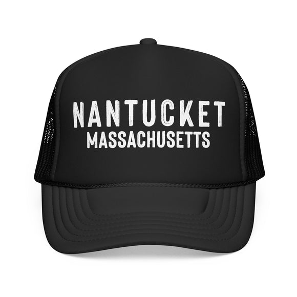 Nantucket, Massachusetts Trucker Hat - Foam Nantucket Cap