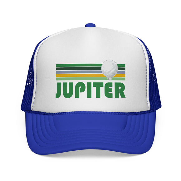 Jupiter, Florida Retro Golf Trucker Hat