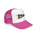 Denali National Park Pennant Trucker Hat — Vintage Foam Mesh Cap-11