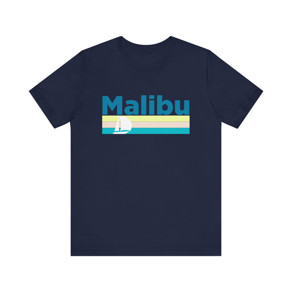 Malibu, California T Shirt - Sailboat Graphic Tee