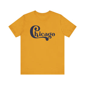 Buy mustard Chicago, Illinois Graphic Tee, Casual T-Shirt, Vintage Style Shirt
