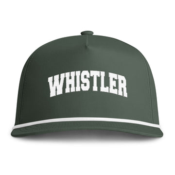 Buy moss Whistler, Canada Embroidered Rope Hat - Vintage Sunwashed Rope Cap, Comfort Colors