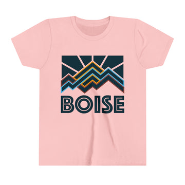 Buy pink Boise, Idaho Youth T-Shirt - Kids Boise Shirt