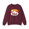Utah Sweatshirt - Unisex Retro Ombre Utah Crewneck Sweatshirt