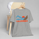 California Retro Mountains Sunset T-Shirt | Vintage California Tee-13
