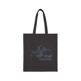 Vail, Colorado Cotton Canvas Tote Bag - 15