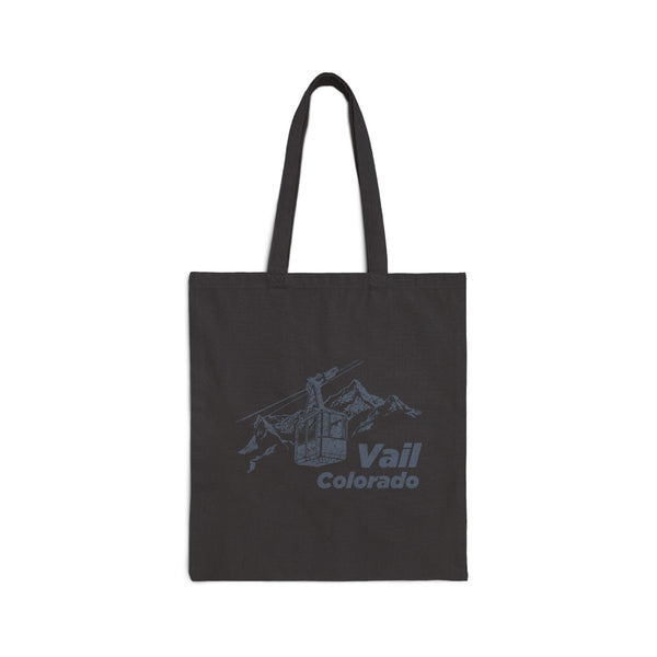 Vail, Colorado Cotton Canvas Tote Bag - 15