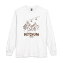 Ketchum, Idaho Long Sleeve T-Shirt - Ski Mountain Gondola-1