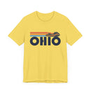 Ohio T Shirt - Retro Jetski PWC Graphic Ohio Tee-13