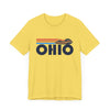 Ohio T Shirt - Retro Jetski PWC Graphic Ohio Tee