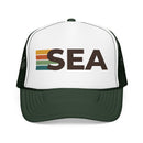 Seattle, Washington Trucker Hat - SEA Abbr retro cap-1