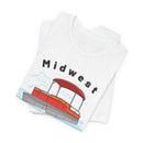 Midwest T Shirt - Retro Pontoon Boat Midwest Tee-7