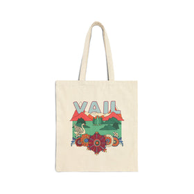 Vail, Colorado Cotton Canvas Tote Bag - 15