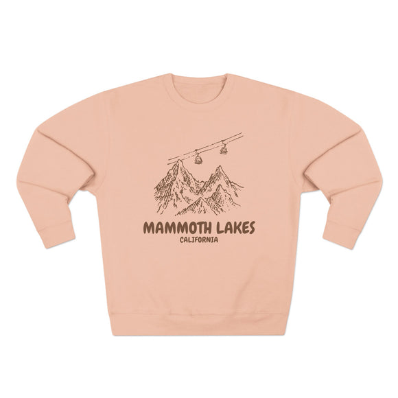 Premium Mammoth Lakes, California Gondola Ski Mountain Sweatshirt