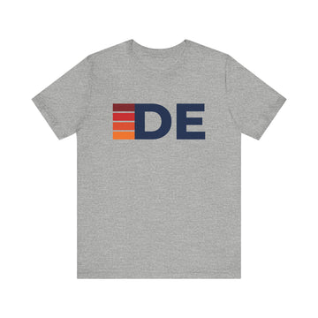 Buy athletic-heather Delaware Retro Stripes T-Shirt | Delaware State Tee