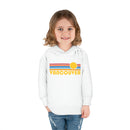 Vancouver, Canada Toddler Hoodie - Retro Sunrise Unisex Vancouver Toddler Sweatshirt-20