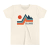 Telluride, Colorado Youth Shirt - Retro Mountain Telluride Kid's T-Shirt