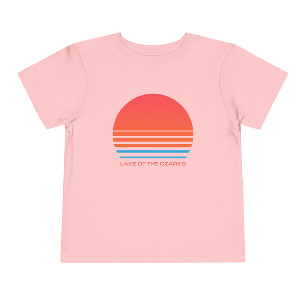 Lake of the Ozarks, Missouri Toddler T-Shirt - Retro 80s Toddler Lake of the Ozarks Shirt