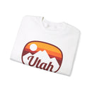 Utah Sweatshirt - Unisex Retro Ombre Utah Crewneck Sweatshirt-21