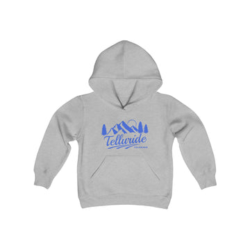 Buy sport-grey Retro Telluride, Colorado Youth Hoodie - Mountain Telluride, Colorado Kids Sweatshirt, Cute Telluride, Colorado Children's Pullover