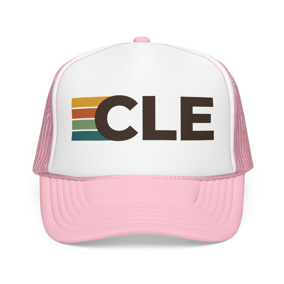 Cleveland, Ohio Trucker Hat - CLE Abbr retro cap