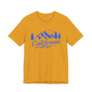 California T-Shirt - Retro Mountain Unisex California Shirt-27