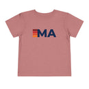 Massachusetts Toddler Tee - Retro MA T-Shirt-3
