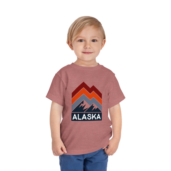 Alaska Toddler T-Shirt - Retro Palm Tree Unisex Toddler Alaska Shirt