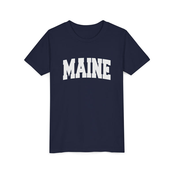 Maine Youth Graphic Tee - Kids T Shirt