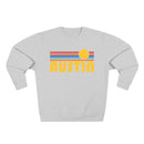 Premium Austin, Texas Retro Sun Graphic Sweatshirt-3
