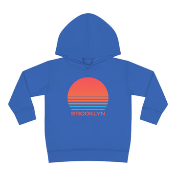 Brooklyn, New York Toddler Hoodie - Retro 80s