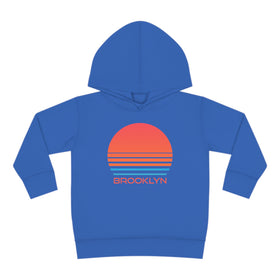 Brooklyn, New York Toddler Hoodie - Retro 80s