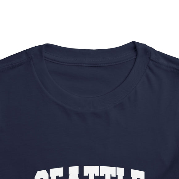 Seattle, Washington Toddler Graphic Tee - Kids Seattle Vacation Shirt