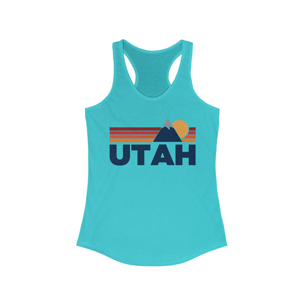 Utah Women's Racerback Tank Top - Mountain Lover Sleeveless Shirt, Women's Utah Hiking Tank