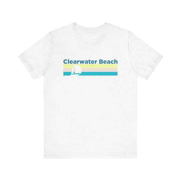 Clearwater Beach, Florida T Shirt - Sailboat Graphic Tee