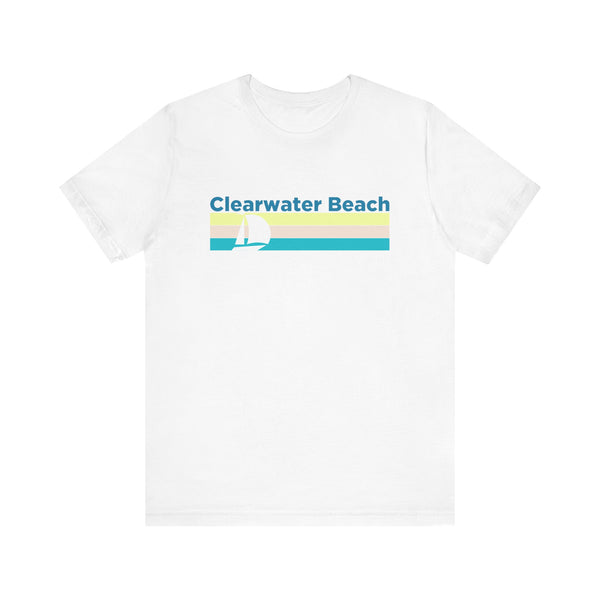 Clearwater Beach, Florida T Shirt - Sailboat Graphic Tee