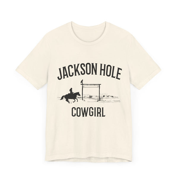 Jackson Hole, Wyoming Cowgirl Graphic Tee