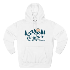 Premium Boulder, Colorado Hoodie - Unisex Boulder Sweatshirt