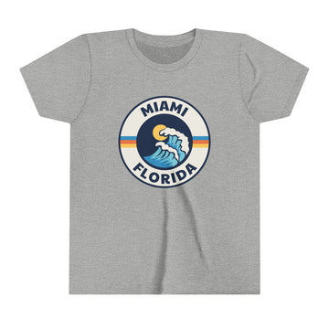 Buy athletic-heather Miami, Florida Youth T-Shirt - Kids Miami Shirt