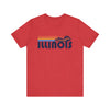 Illinois T Shirt - Retro Jetski PWC Graphic Illinois Tee