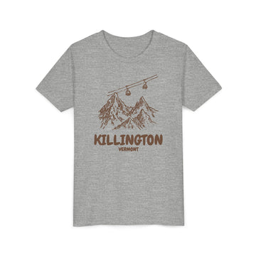 Buy athletic-heather Killington, Vermont Youth T-Shirt — Vintage Gondola Ski Mountain Tee