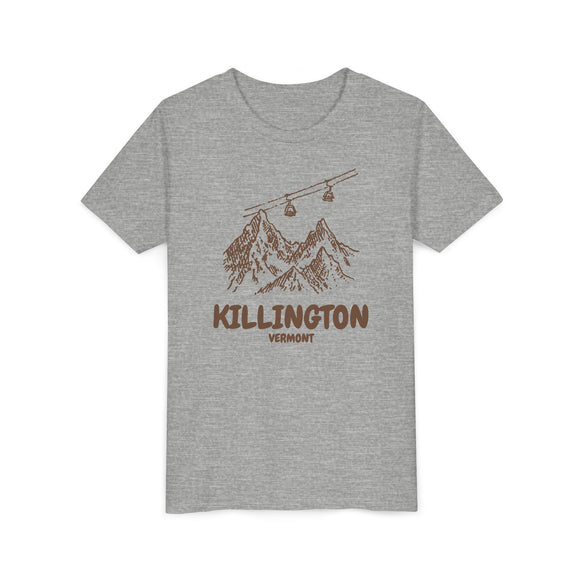 Killington, Vermont Youth T-Shirt — Vintage Gondola Ski Mountain Tee