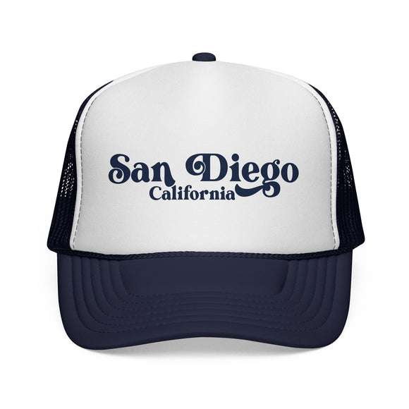 San Diego, California Retro Trucker Hat