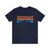 Vermont T-Shirt - Mountain Sunset Unisex Vermont Shirt