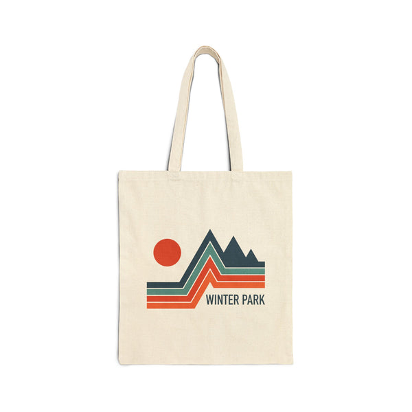 Winter Park, Colorado Cotton Canvas Winter Park Tote Bag