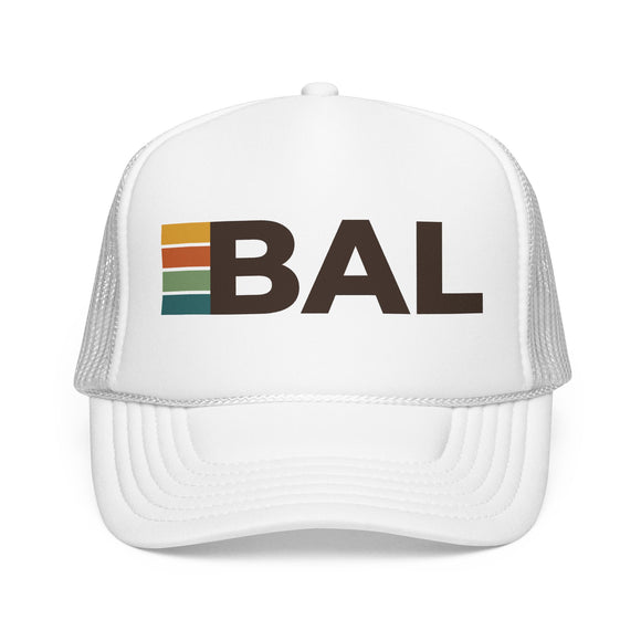 Baltimore, Maryland Trucker Hat - BAL Abbr retro cap