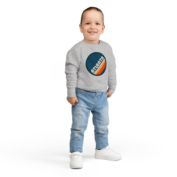 Atlanta, Georgia Toddler Sweatshirt - Retro Atlanta Toddler Crewneck Sweatshirt