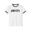 Iowa City, Iowa Cotton Ringer Graphic Tee - Unisex Iowa City T Shirt, Vintage Style Tee, Men's/Women's Tee