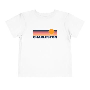 Charleston, South Carolina Toddler T-Shirt - Retro Sun Tee - 0