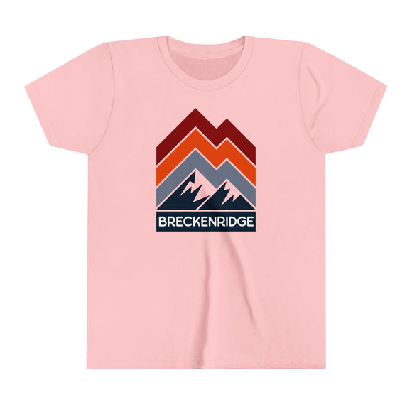 Breckenridge, Colorado Youth Shirt - Retro Mountain Breckenridge Kid's T-Shirt